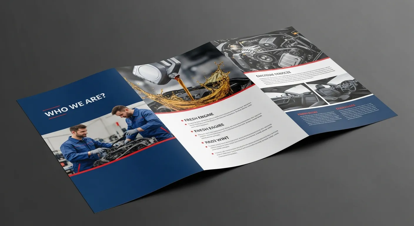 عملية تصميم البروشور