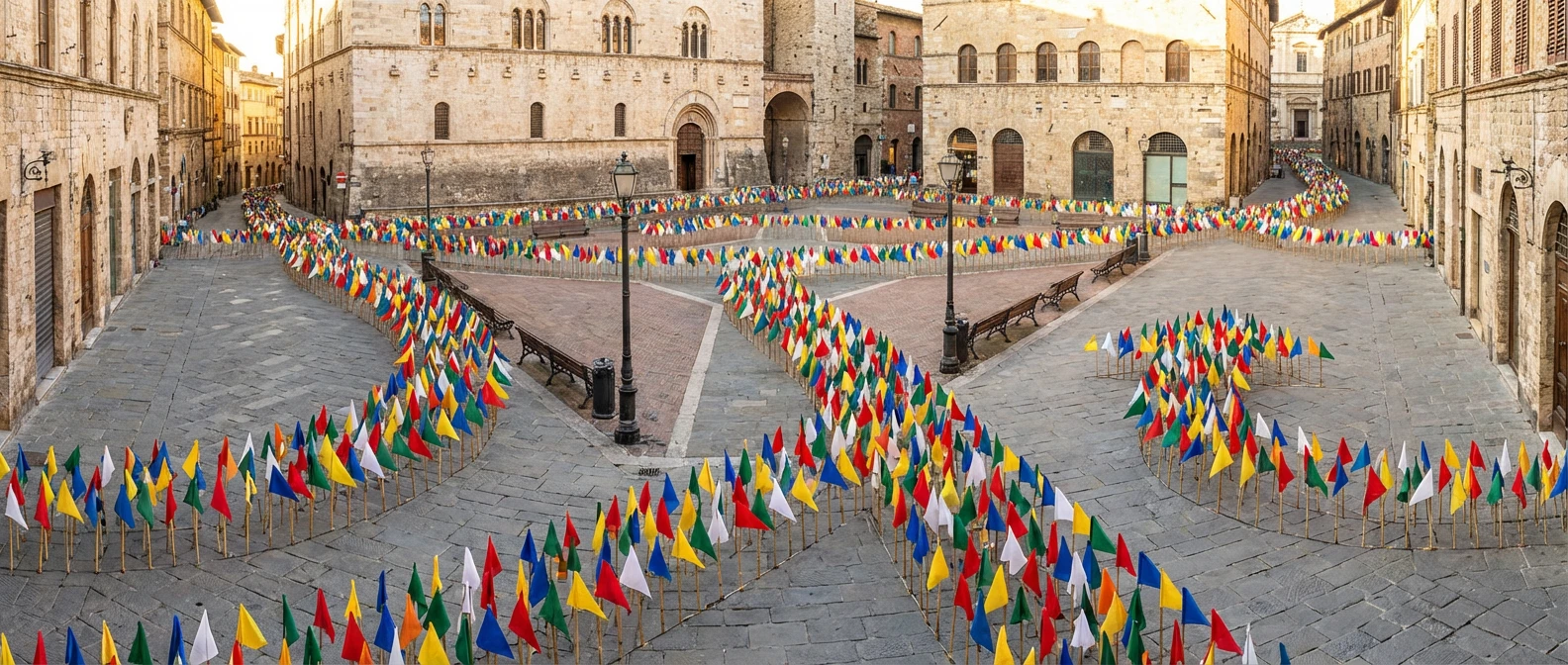 الأعلام كأداة لتوجيه حركة المشاة (Guerrilla Marketing)