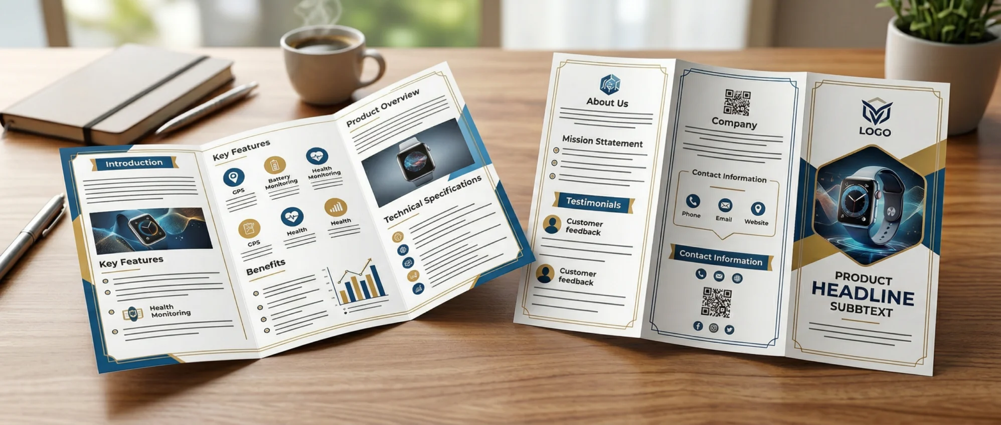 هيكل بروشور احترافي لمنتج أو خدمة هيكل بروشور احترافي لمنتج أو خدمة