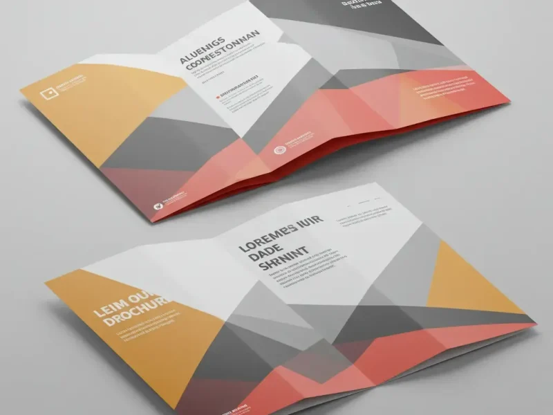 تصاميم البروشور