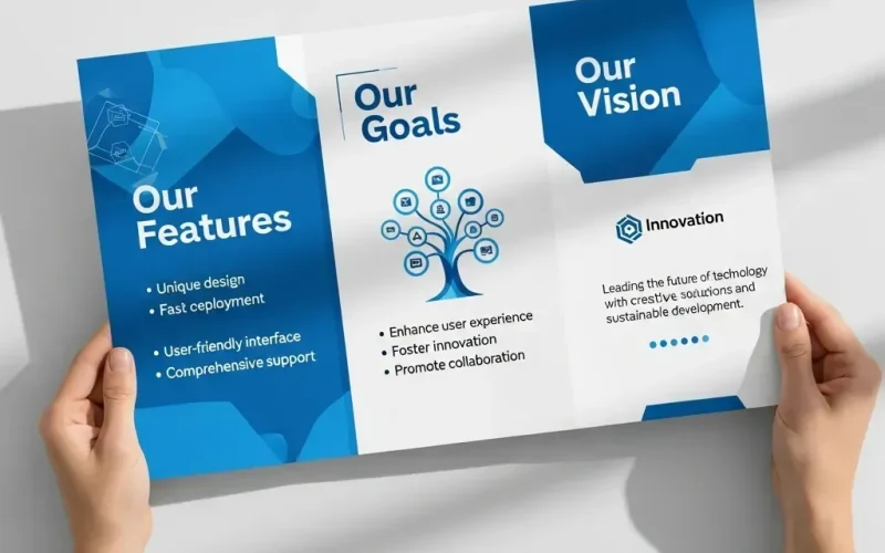 تصميم البروشور