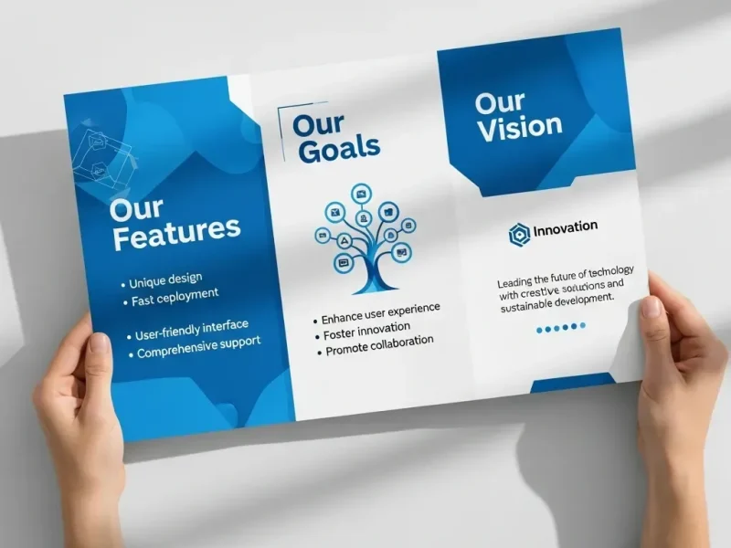 تصميم البروشور