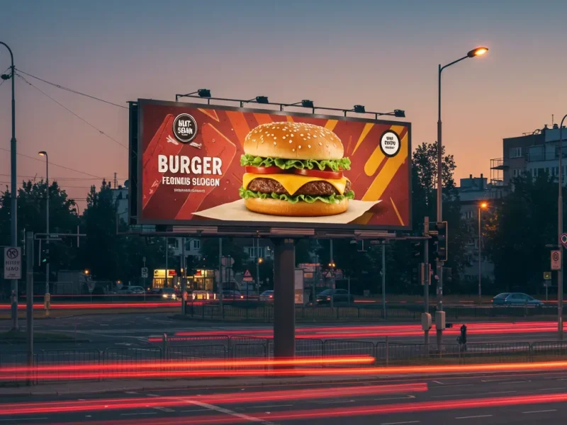 تصميم اللافتات الإعلانية