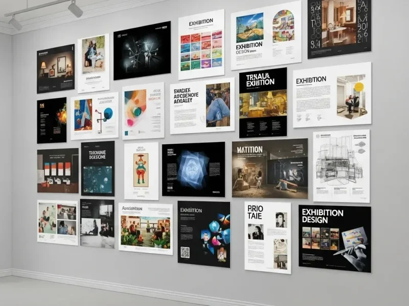 تصميم لوحات المعارض