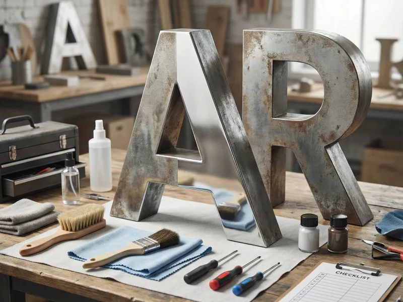 صيانة لوحات الحروف