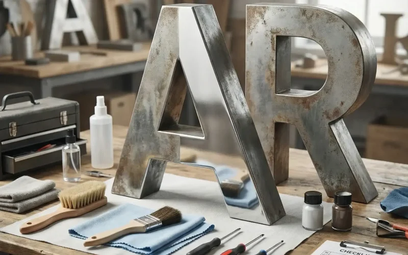 صيانة لوحات الحروف