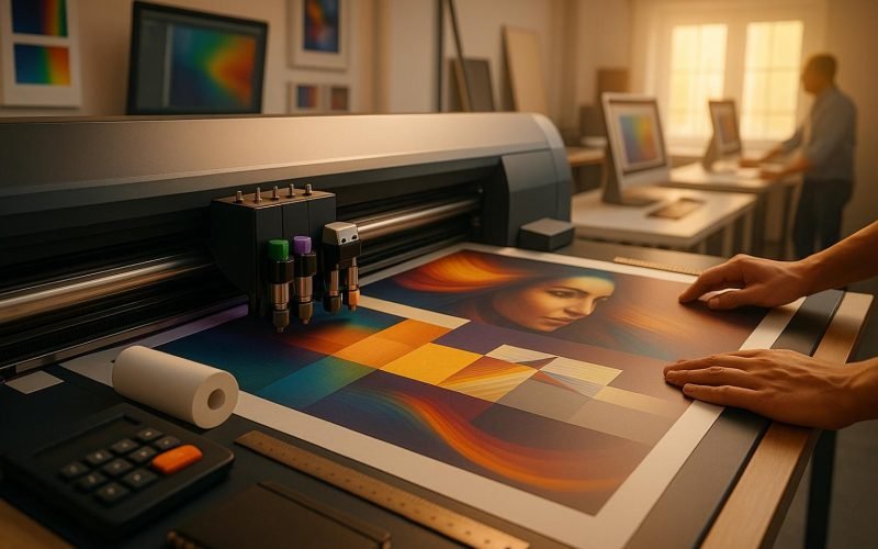 طباعة وتركيب الاستيكرات