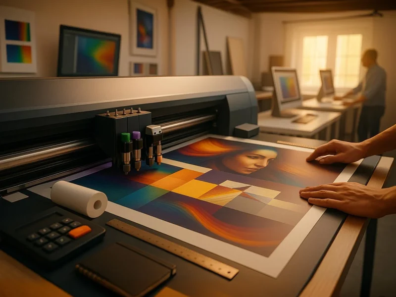 طباعة وتركيب الاستيكرات