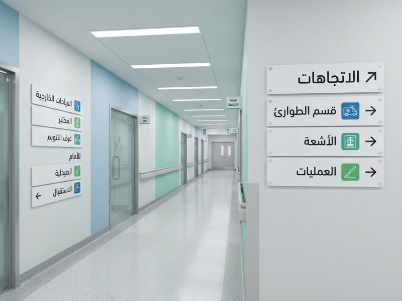 لوحات إرشادية جذابة